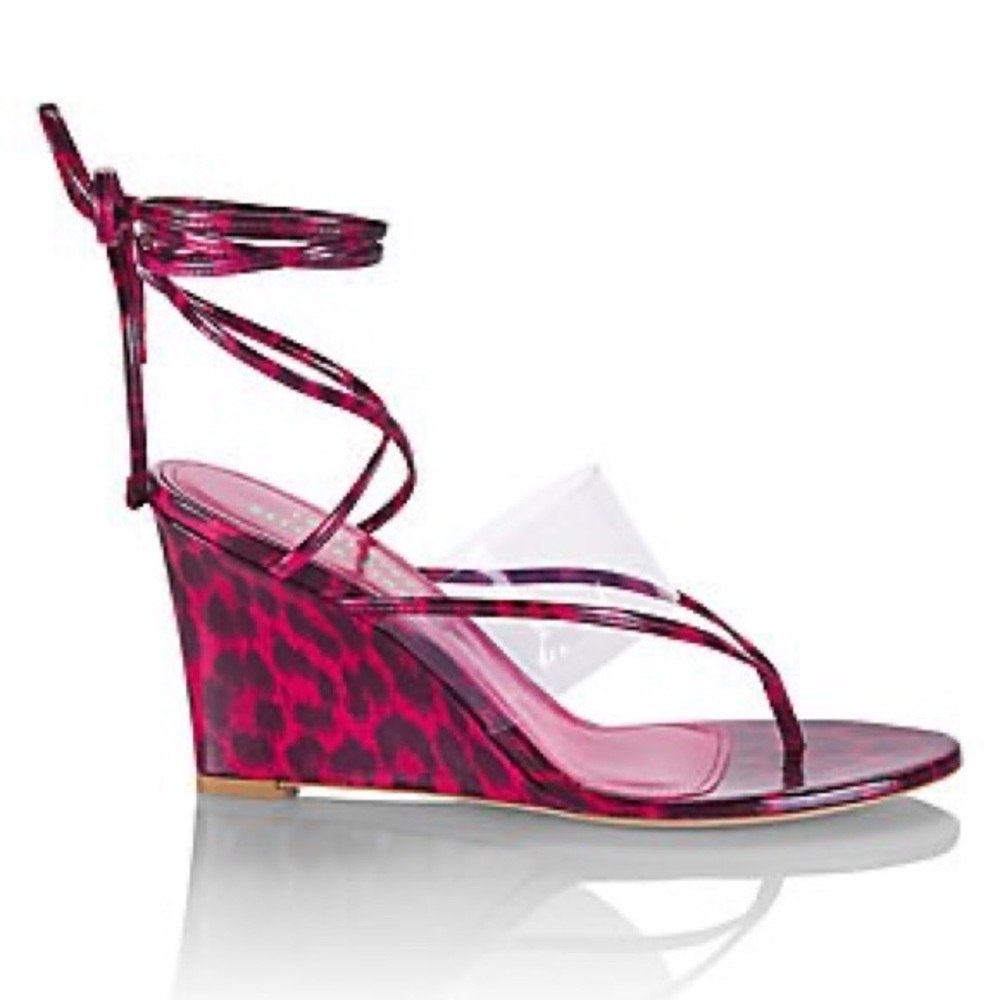 Emili Sindlev x Bettina Vermillon Leather Sandals